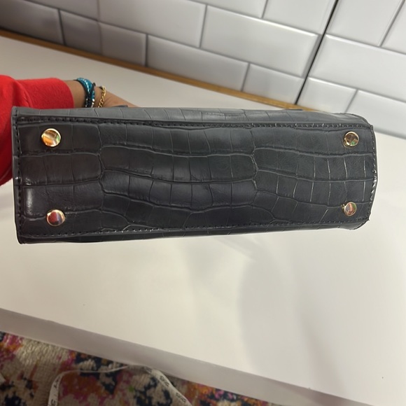 Zara mock croc double strap city bag - Picture 8 of 15